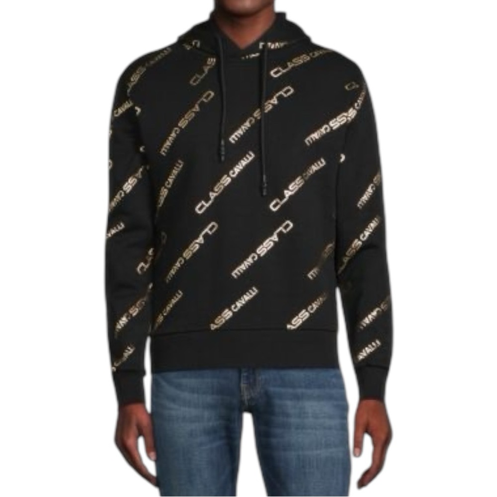 C008 - Cavalli Class by Roberto Cavalli Logo Hoodie